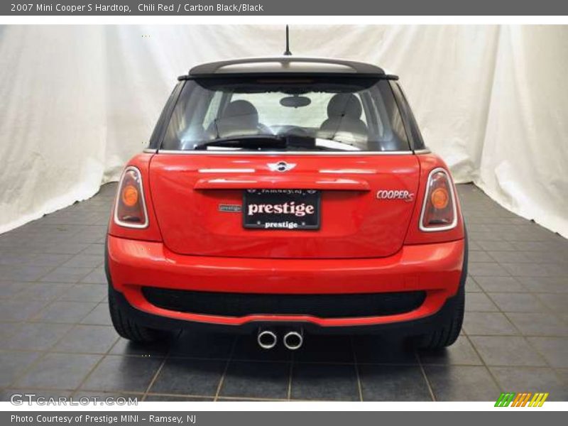 Chili Red / Carbon Black/Black 2007 Mini Cooper S Hardtop