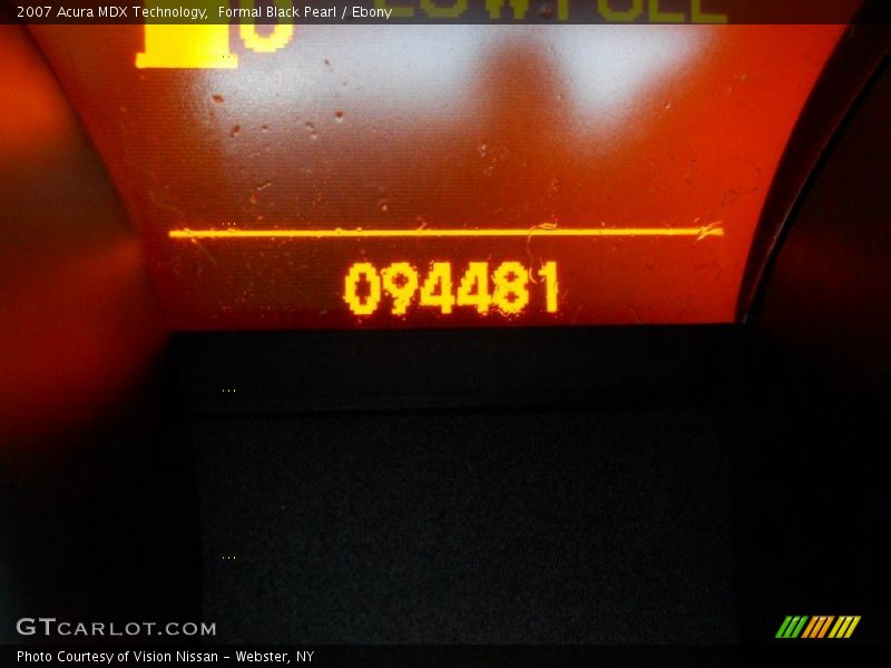 Formal Black Pearl / Ebony 2007 Acura MDX Technology