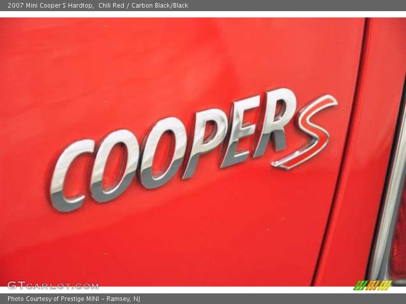 Chili Red / Carbon Black/Black 2007 Mini Cooper S Hardtop