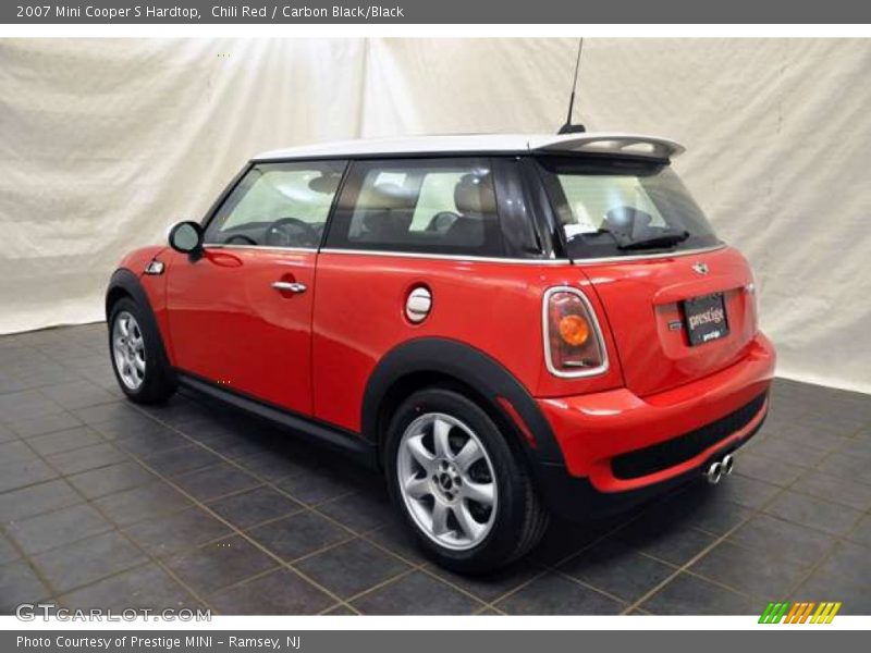 Chili Red / Carbon Black/Black 2007 Mini Cooper S Hardtop