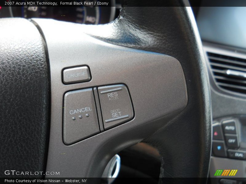 Formal Black Pearl / Ebony 2007 Acura MDX Technology