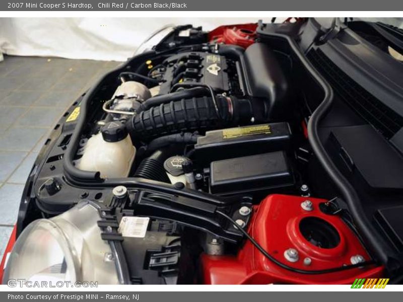 Chili Red / Carbon Black/Black 2007 Mini Cooper S Hardtop