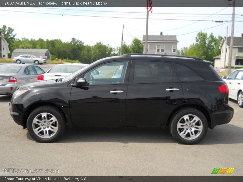 Formal Black Pearl / Ebony 2007 Acura MDX Technology