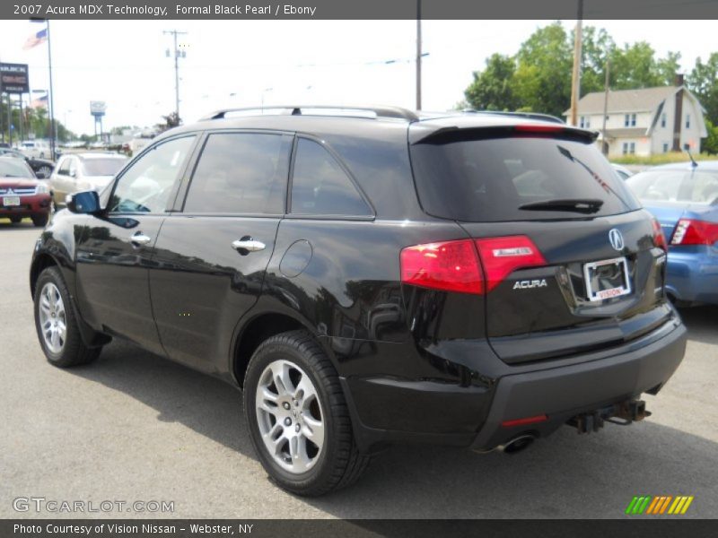 Formal Black Pearl / Ebony 2007 Acura MDX Technology