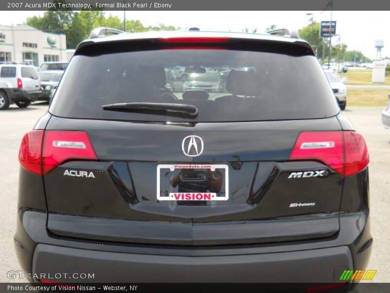 Formal Black Pearl / Ebony 2007 Acura MDX Technology