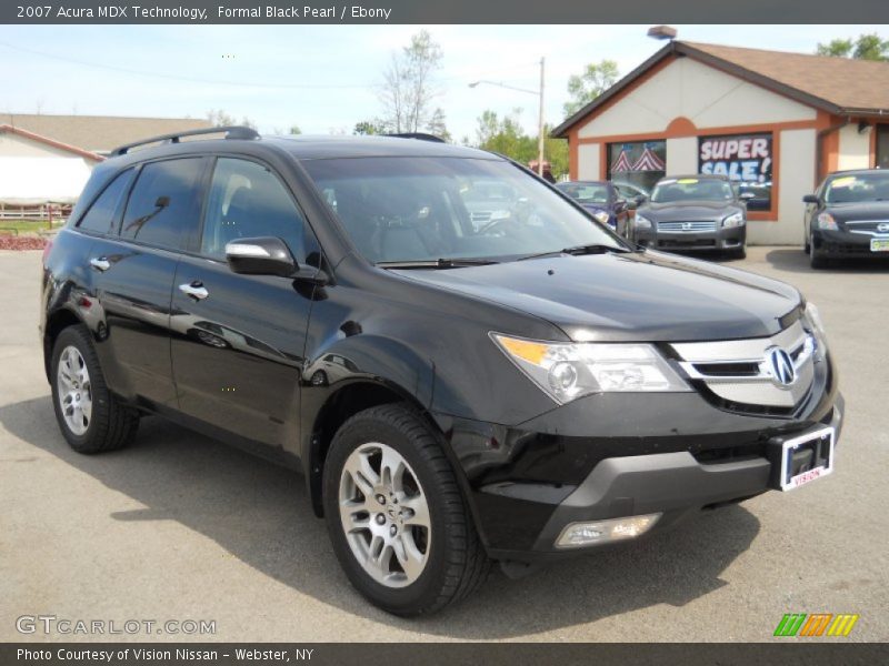 Formal Black Pearl / Ebony 2007 Acura MDX Technology