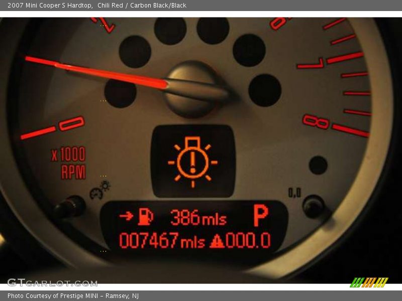 Chili Red / Carbon Black/Black 2007 Mini Cooper S Hardtop