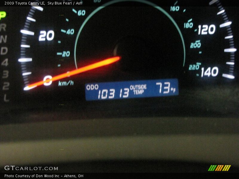 Sky Blue Pearl / Ash 2009 Toyota Camry LE