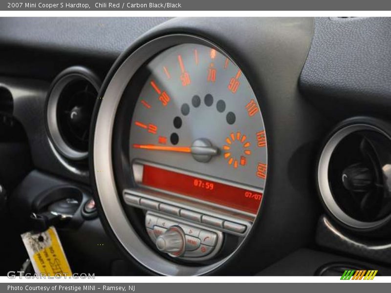 Chili Red / Carbon Black/Black 2007 Mini Cooper S Hardtop