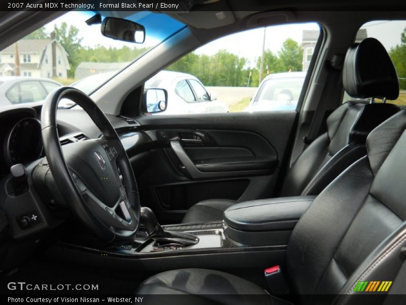 Formal Black Pearl / Ebony 2007 Acura MDX Technology