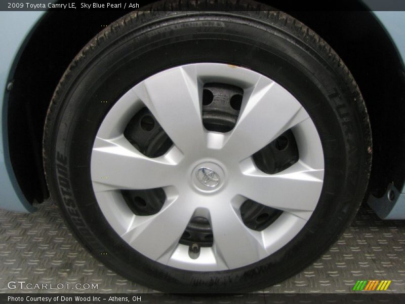 Sky Blue Pearl / Ash 2009 Toyota Camry LE