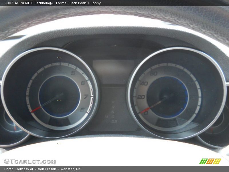 Formal Black Pearl / Ebony 2007 Acura MDX Technology