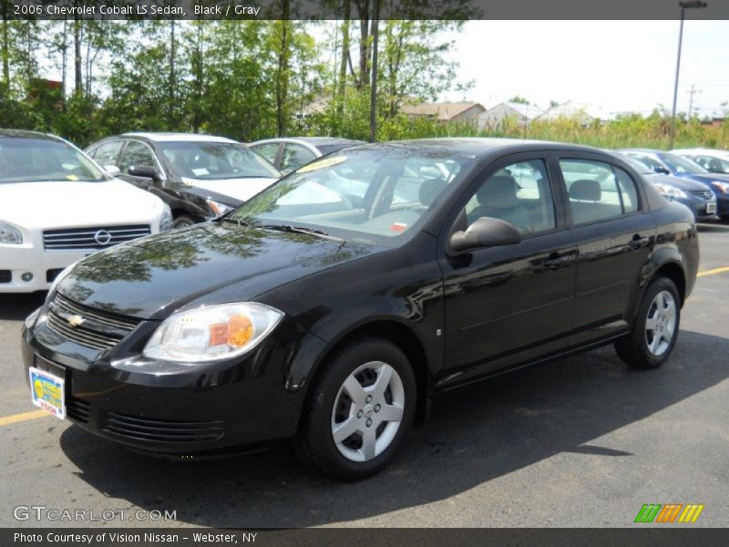 Black / Gray 2006 Chevrolet Cobalt LS Sedan