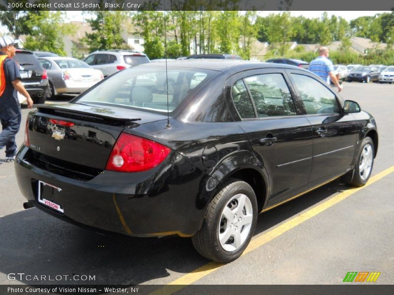 Black / Gray 2006 Chevrolet Cobalt LS Sedan
