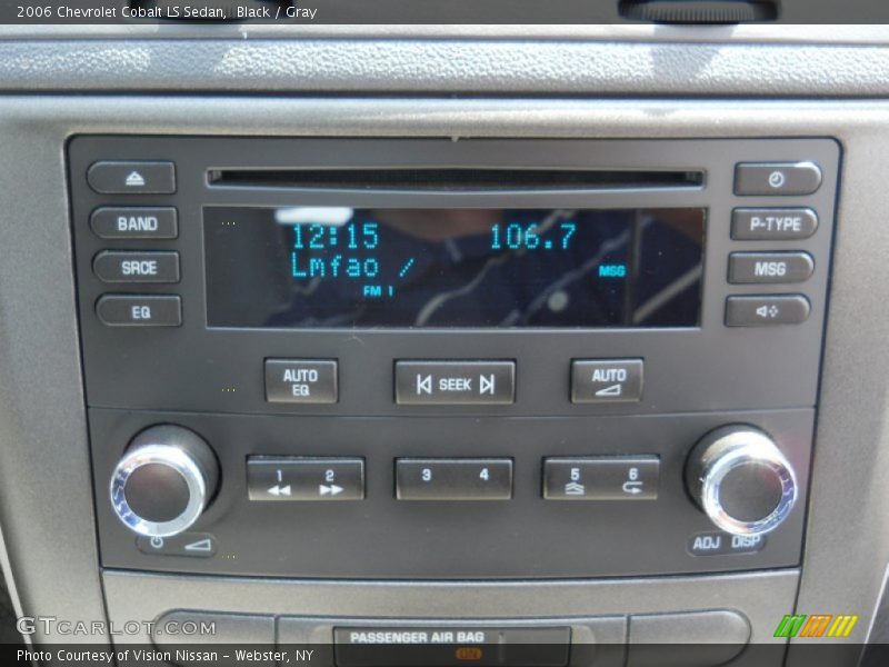 Black / Gray 2006 Chevrolet Cobalt LS Sedan