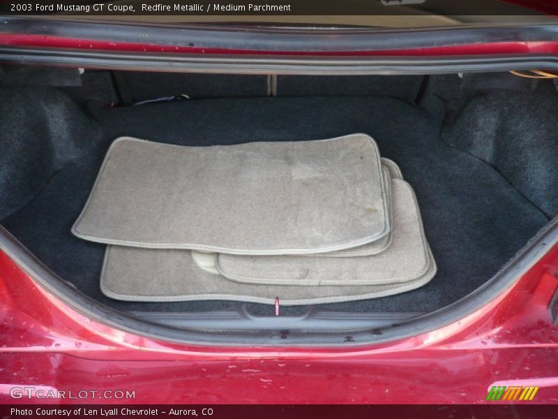 Redfire Metallic / Medium Parchment 2003 Ford Mustang GT Coupe