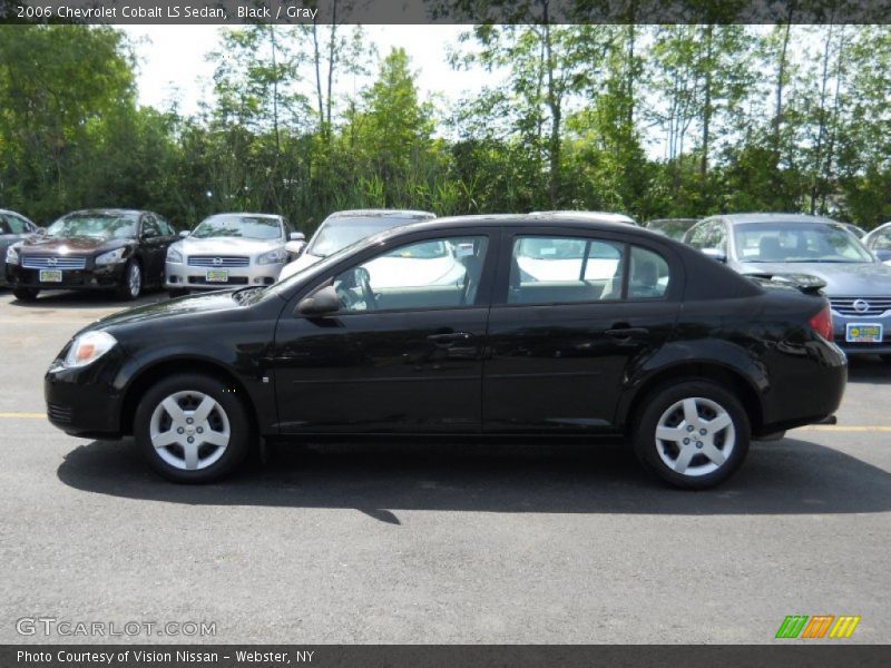 Black / Gray 2006 Chevrolet Cobalt LS Sedan