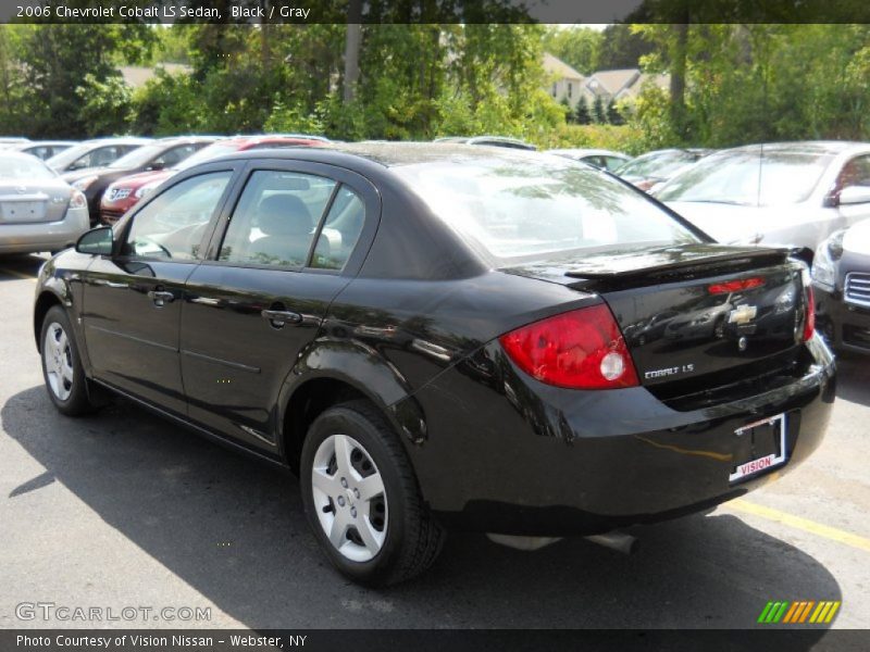 Black / Gray 2006 Chevrolet Cobalt LS Sedan