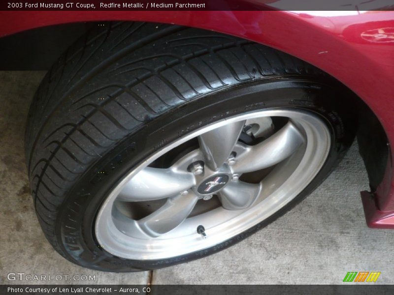 Redfire Metallic / Medium Parchment 2003 Ford Mustang GT Coupe