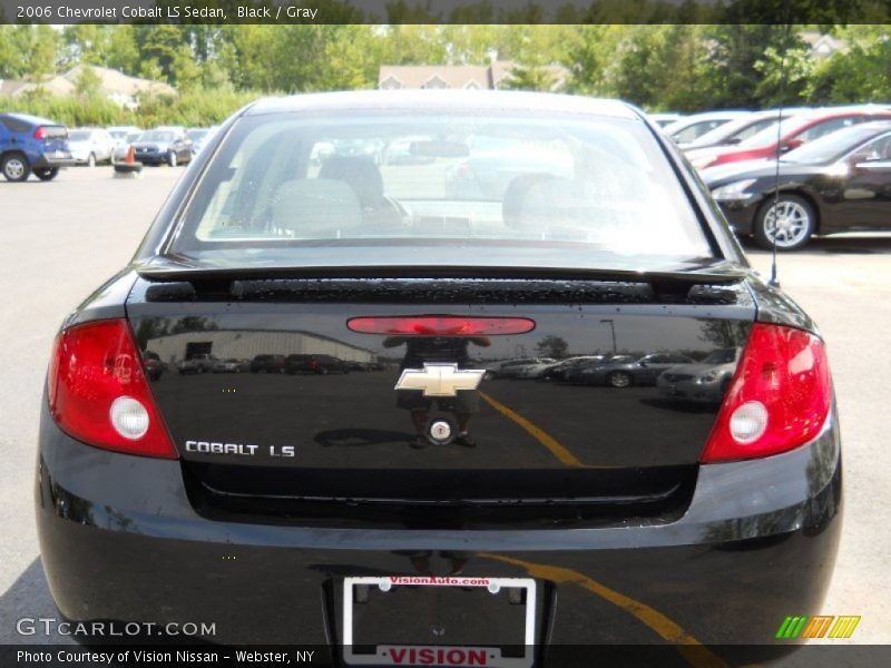 Black / Gray 2006 Chevrolet Cobalt LS Sedan