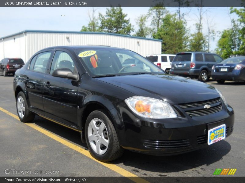 Black / Gray 2006 Chevrolet Cobalt LS Sedan