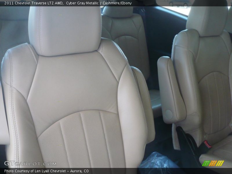 Cyber Gray Metallic / Cashmere/Ebony 2011 Chevrolet Traverse LTZ AWD