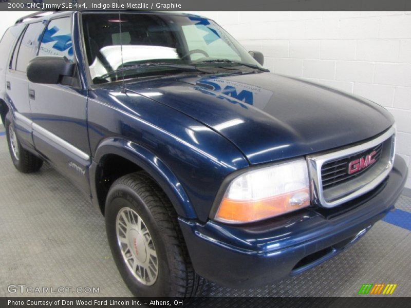 Indigo Blue Metallic / Graphite 2000 GMC Jimmy SLE 4x4