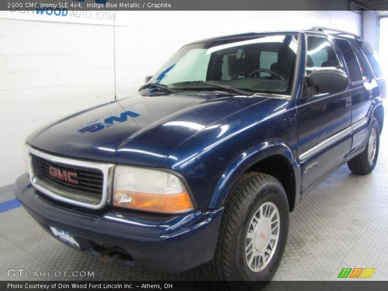 Indigo Blue Metallic / Graphite 2000 GMC Jimmy SLE 4x4