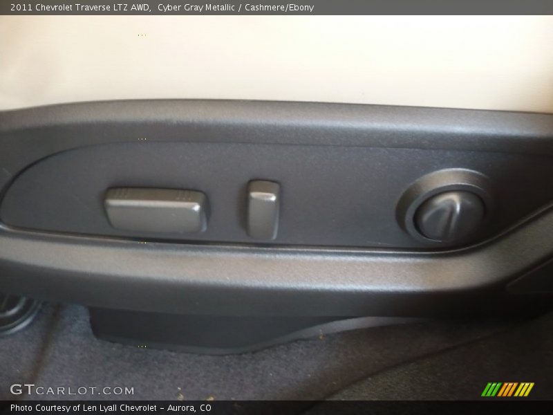 Cyber Gray Metallic / Cashmere/Ebony 2011 Chevrolet Traverse LTZ AWD