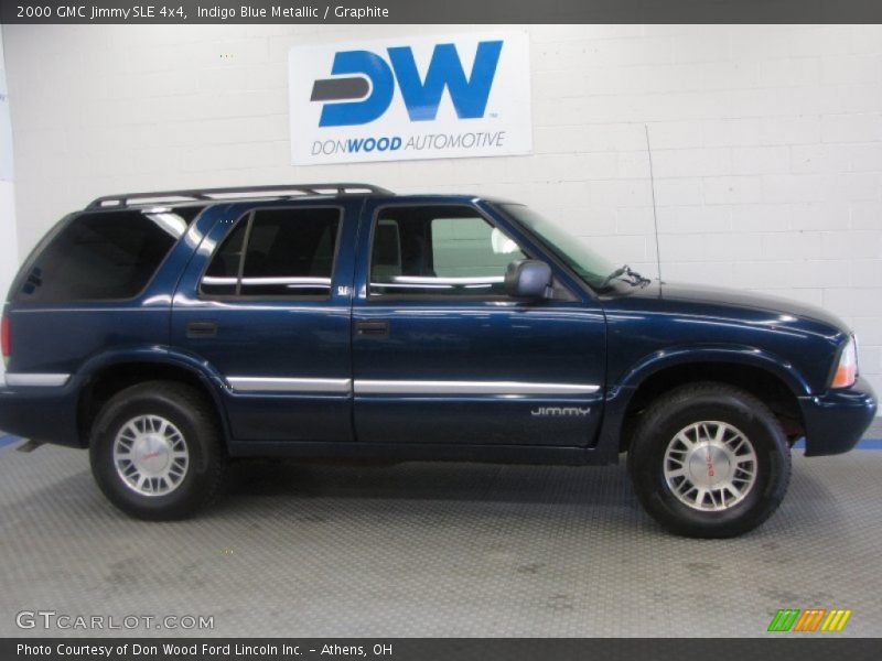 Indigo Blue Metallic / Graphite 2000 GMC Jimmy SLE 4x4