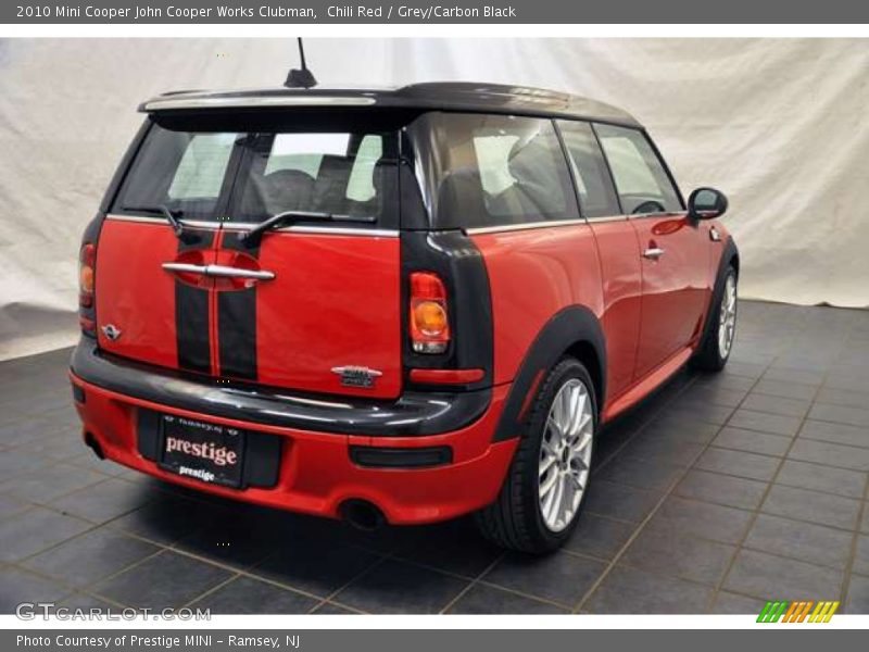 Chili Red / Grey/Carbon Black 2010 Mini Cooper John Cooper Works Clubman