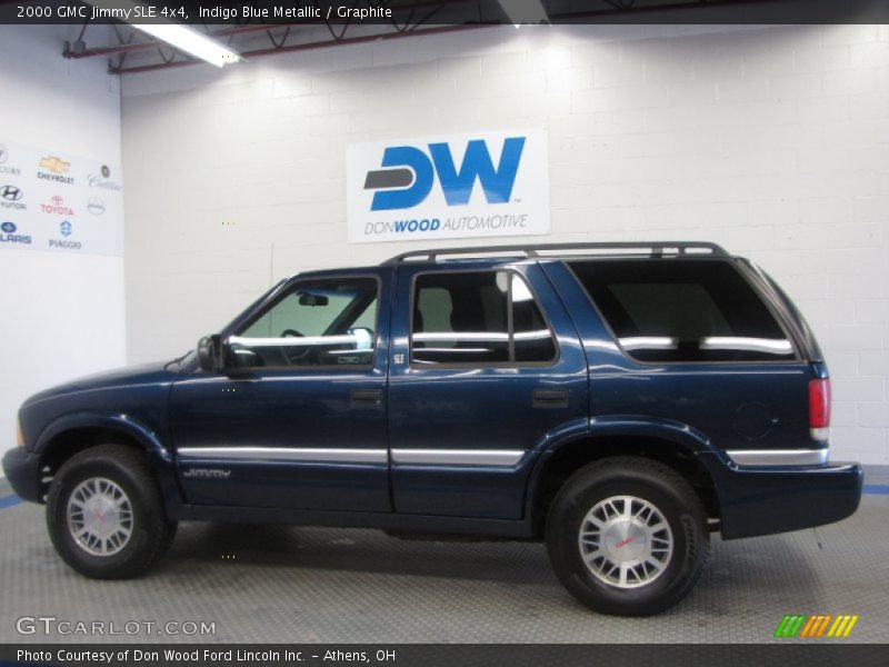 Indigo Blue Metallic / Graphite 2000 GMC Jimmy SLE 4x4