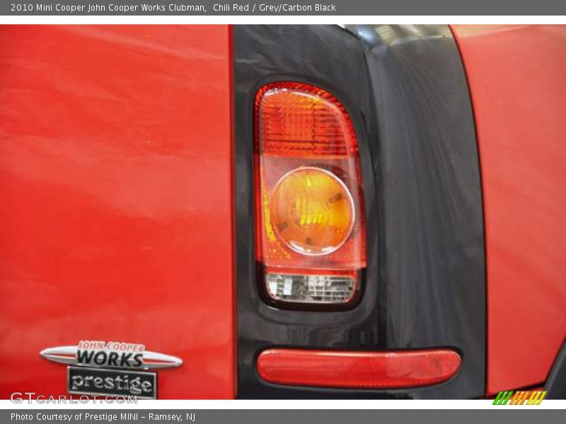 Chili Red / Grey/Carbon Black 2010 Mini Cooper John Cooper Works Clubman