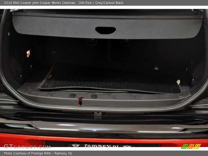 Chili Red / Grey/Carbon Black 2010 Mini Cooper John Cooper Works Clubman