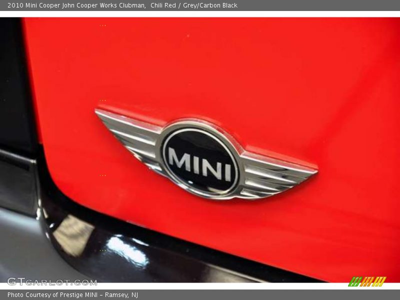 Chili Red / Grey/Carbon Black 2010 Mini Cooper John Cooper Works Clubman