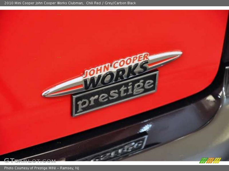 Chili Red / Grey/Carbon Black 2010 Mini Cooper John Cooper Works Clubman