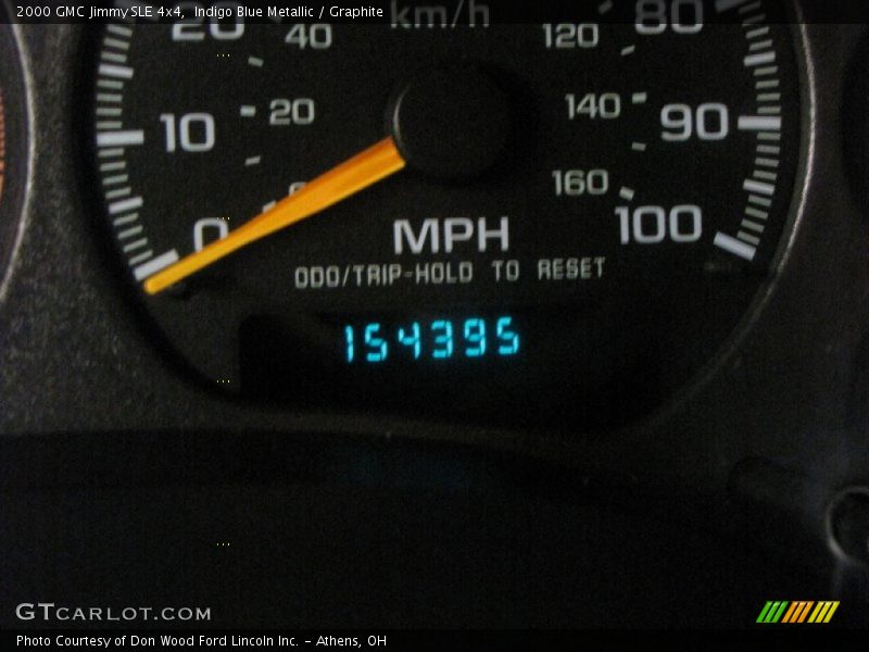 Indigo Blue Metallic / Graphite 2000 GMC Jimmy SLE 4x4