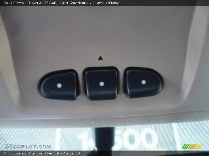 Cyber Gray Metallic / Cashmere/Ebony 2011 Chevrolet Traverse LTZ AWD