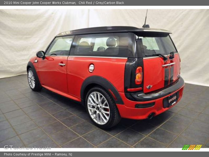 Chili Red / Grey/Carbon Black 2010 Mini Cooper John Cooper Works Clubman