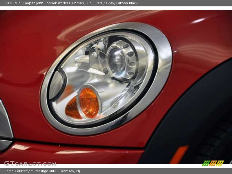 Chili Red / Grey/Carbon Black 2010 Mini Cooper John Cooper Works Clubman