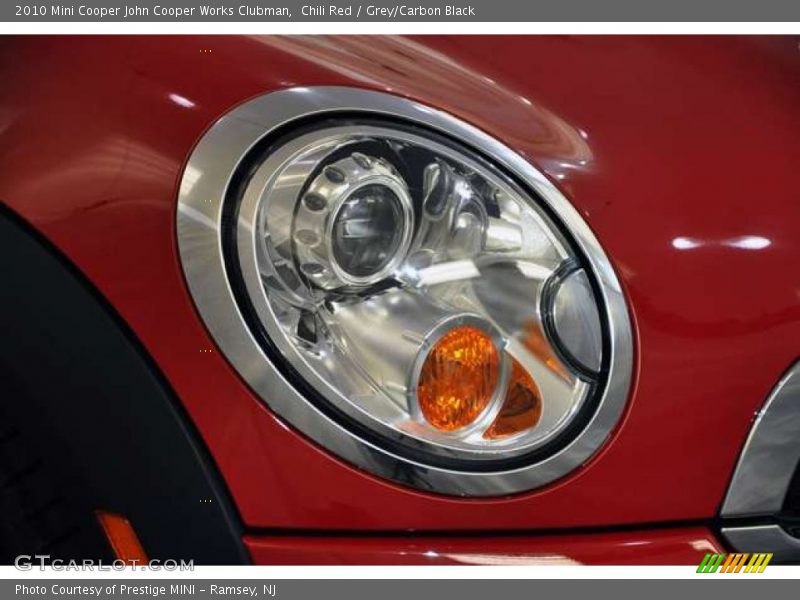 Chili Red / Grey/Carbon Black 2010 Mini Cooper John Cooper Works Clubman