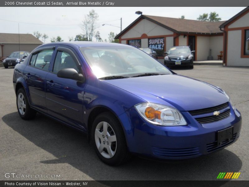 Arrival Blue Metallic / Gray 2006 Chevrolet Cobalt LS Sedan