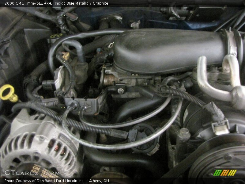 Indigo Blue Metallic / Graphite 2000 GMC Jimmy SLE 4x4