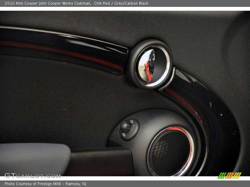 Chili Red / Grey/Carbon Black 2010 Mini Cooper John Cooper Works Clubman