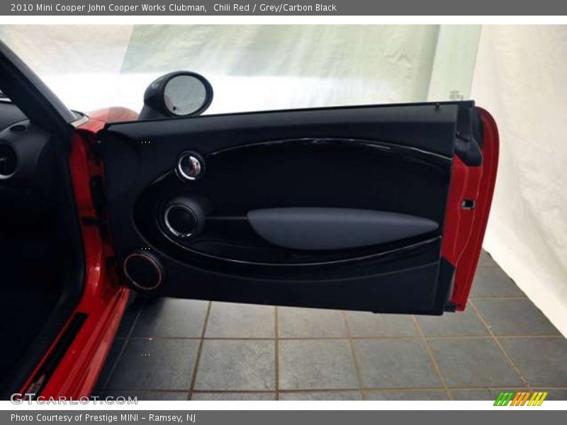 Chili Red / Grey/Carbon Black 2010 Mini Cooper John Cooper Works Clubman