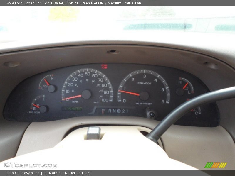 Spruce Green Metallic / Medium Prairie Tan 1999 Ford Expedition Eddie Bauer