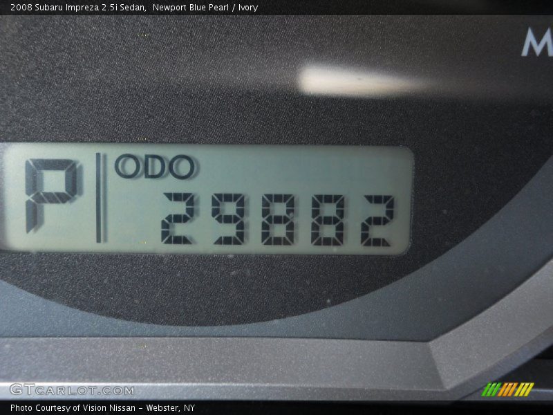 Newport Blue Pearl / Ivory 2008 Subaru Impreza 2.5i Sedan