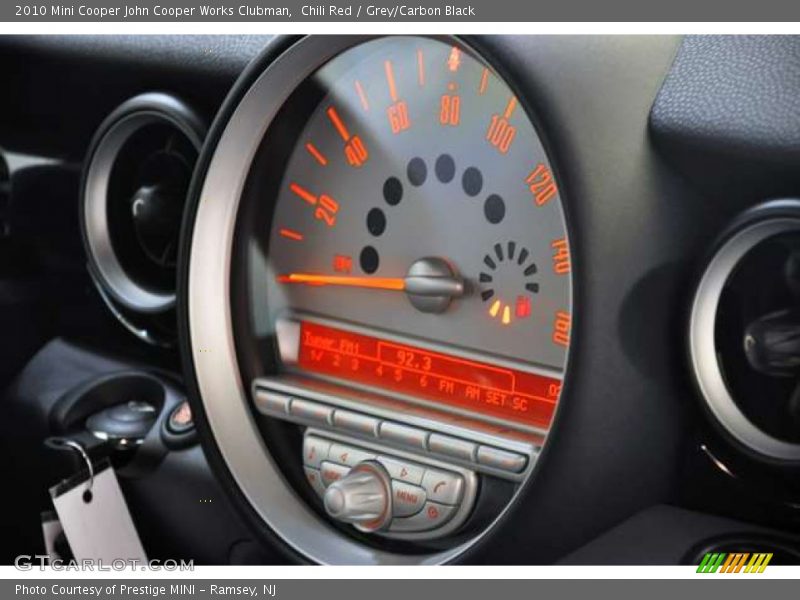 Chili Red / Grey/Carbon Black 2010 Mini Cooper John Cooper Works Clubman