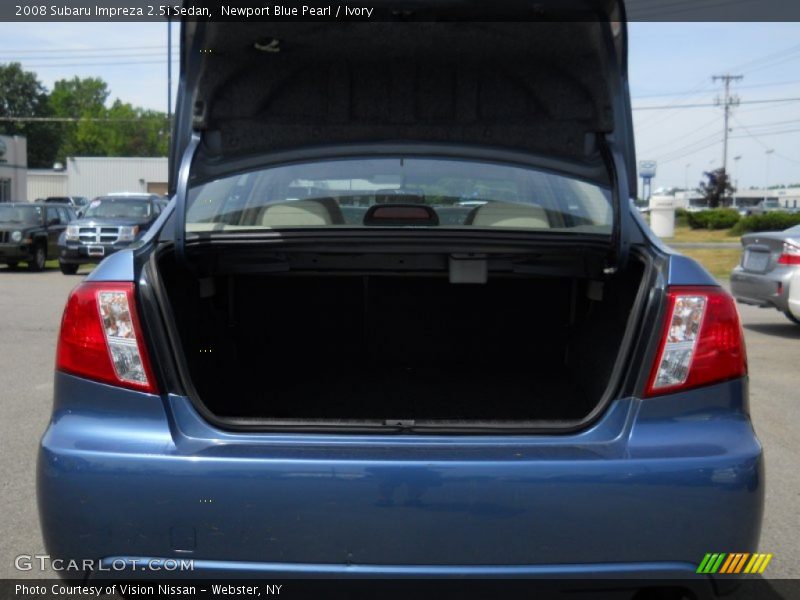 Newport Blue Pearl / Ivory 2008 Subaru Impreza 2.5i Sedan