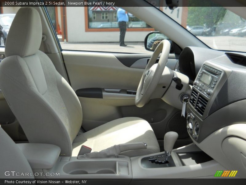 Newport Blue Pearl / Ivory 2008 Subaru Impreza 2.5i Sedan